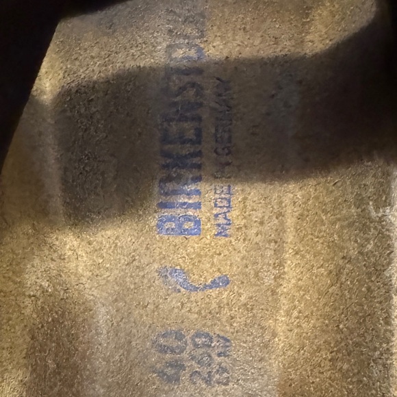 Birkenstock Arizona Soft Footbed Leather Sandals Mocha Suede Brown Size 40 - Picture 6 of 8